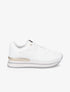 Sneakers en suédine et simili - Blanc - 1