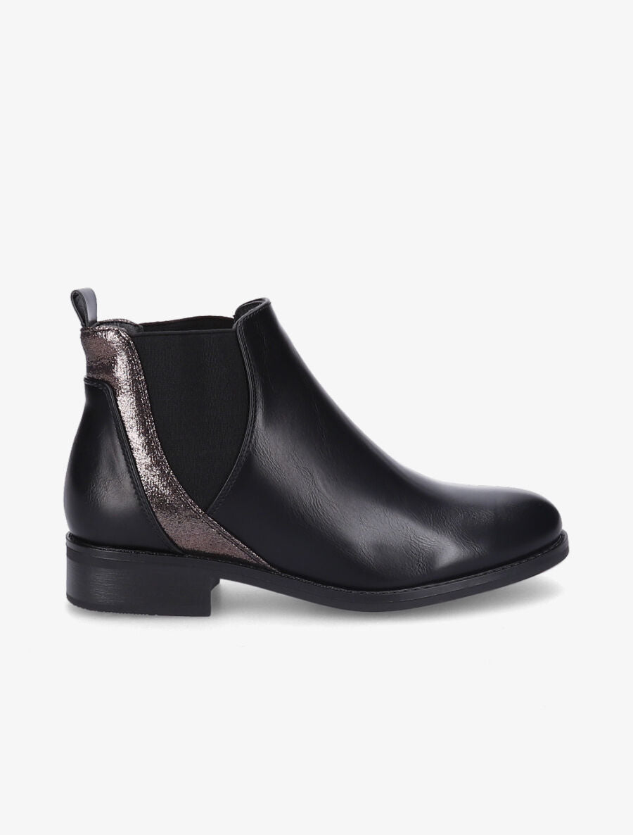 Bottines chelsea à liseré irisé - Noir - 5