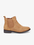 Bottines plates en suédine - Marron clair - 5