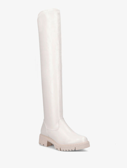 Cuissardes en simili - Beige - 2