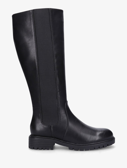 Bottes élastiquées à semelle crantée - Noir - 5