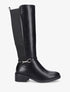 Bottes style cavalière en simili - Noir - 1
