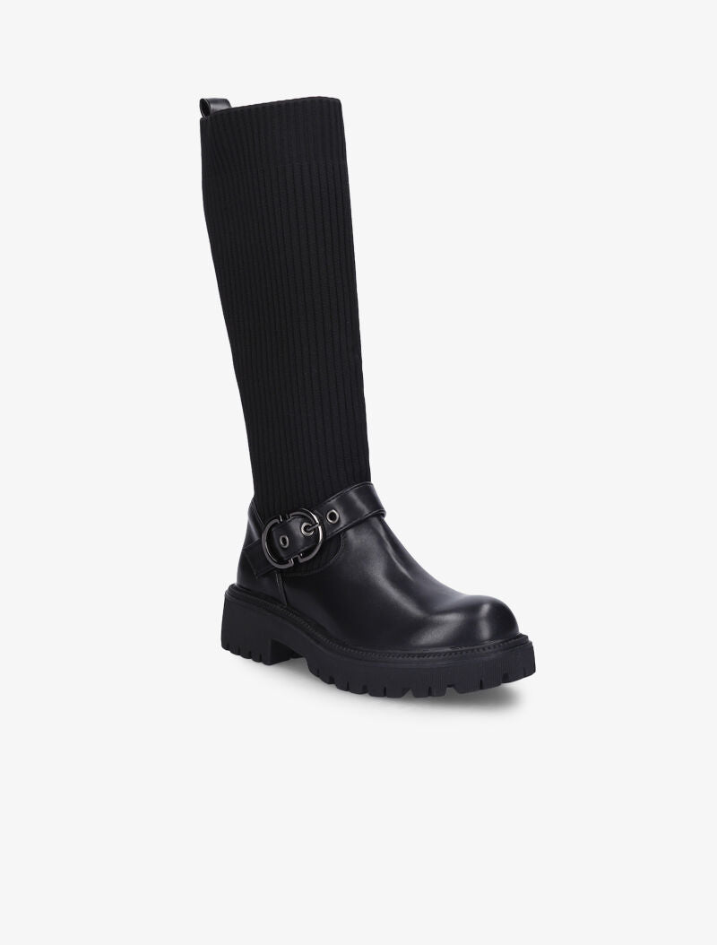 Bottes chaussettes à sangle - Noir - 3