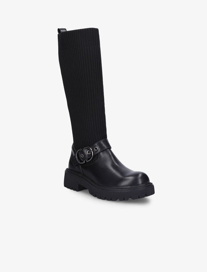 Bottes chaussettes à sangle - Noir - 3
