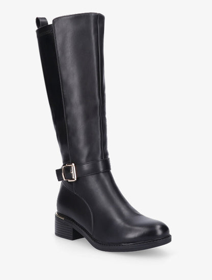 Bottes classiques à empiècement métallique - Noir - 2
