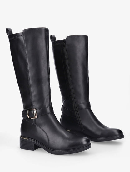 Bottes classiques à empiècement métallique - Noir - 4