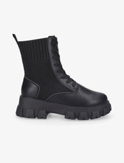 Rangers bi-matière - Noir - 5