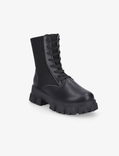 Rangers bi-matière - Noir - 2