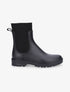 Bottines style chaussettes - Noir - 1