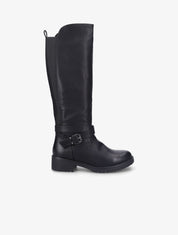 Bottes élastiquées à boucle - Noir - 5