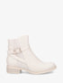 Bottines élastiquées à boucle - Beige - 5