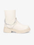 Bottines chaussettes et chaînettes amovibles - Crème - 1