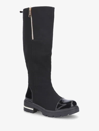 Bottes à bouts vernis - Noir - 2