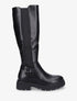 Bottes à boucle et semelles crantées - Noir - 5