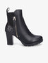 Bottines à contrefort pailleté - Noir - 5
