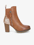 Bottines à contrefort pailleté - Camel - 5