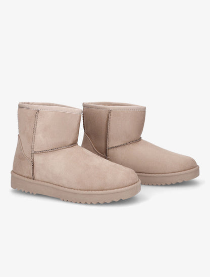 Boots classiques en suédine - Beige - 4