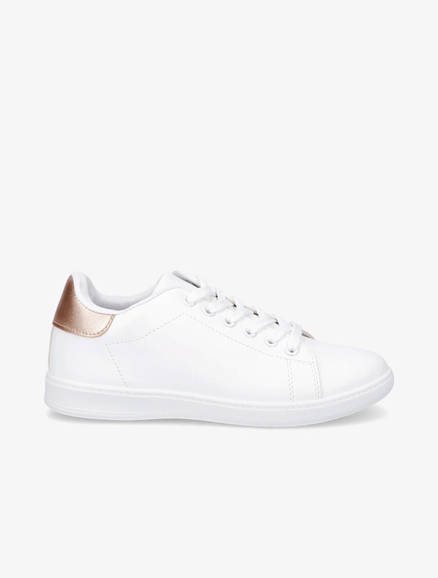 Tennis basique contrefort contrastant - Rose gold - 1