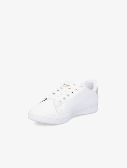 Sneakers à contrefort et languette contrastantes - Beige - 3