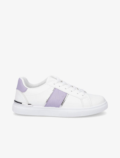 Tennis en simili à bande texturée - Lilas - 1
