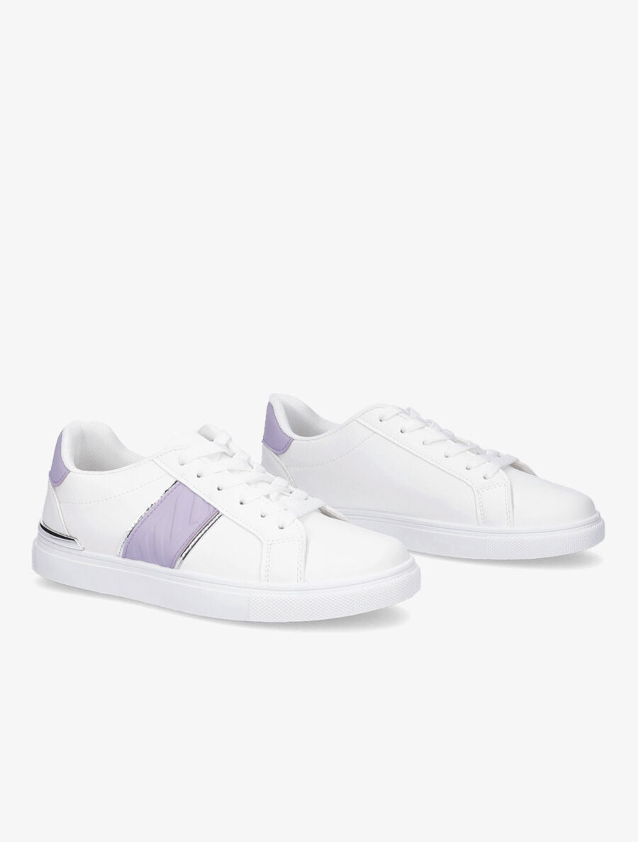 Tennis en simili à bande texturée - Lilas - 4