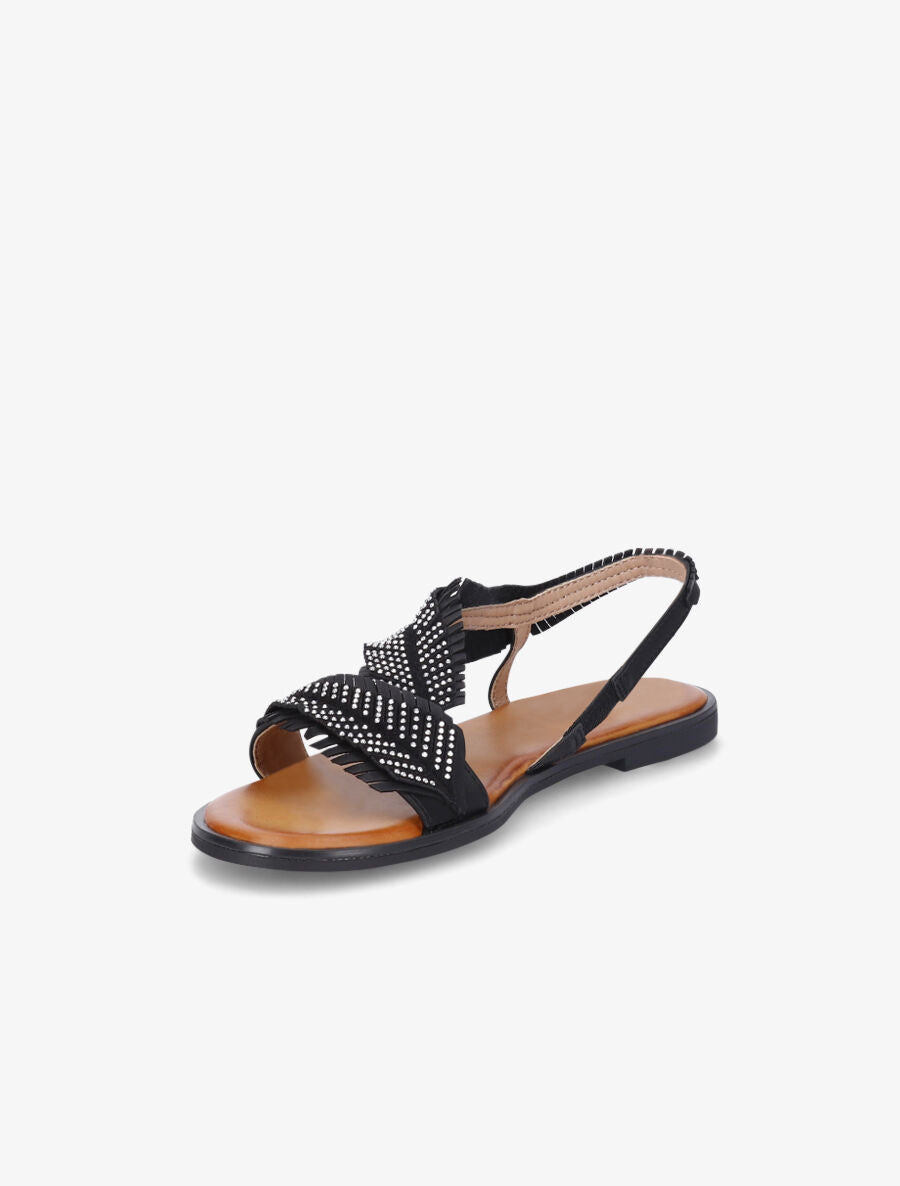 Nu-pieds fantaisies à strass - Noir - 4