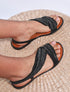 Nu-pieds fantaisies à strass - Noir - 1