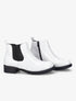 Bottines style chelsea vernies - Blanc - 1