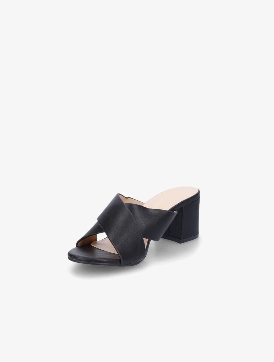 Mules à brides croisées - Noir - 3