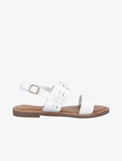 Nu-pieds classiques en simili - Blanc - 5