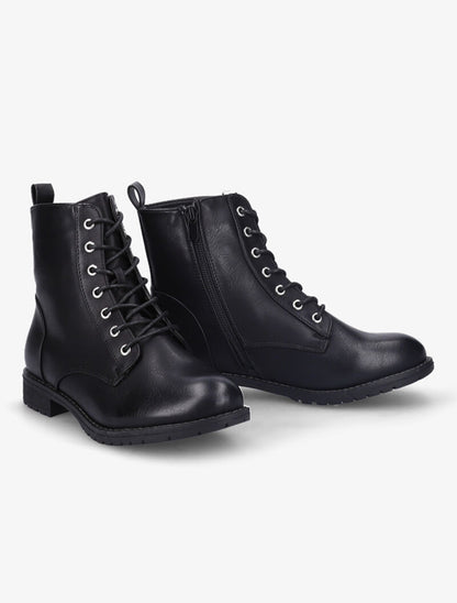 Bottines rangers à lacets - Noir - 5