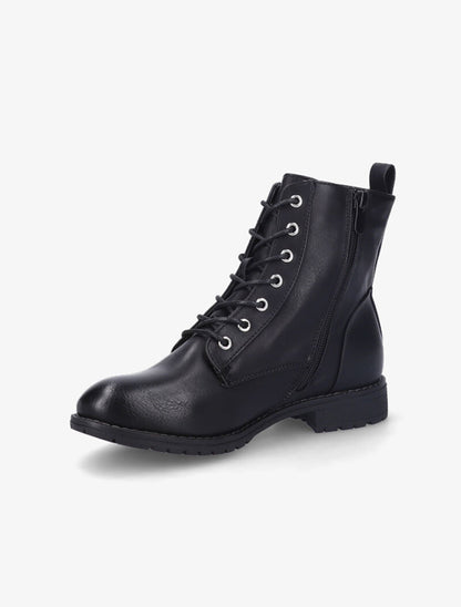 Bottines rangers à lacets - Noir - 4