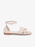 Nu-pieds en simili double boucles - Nude - 1