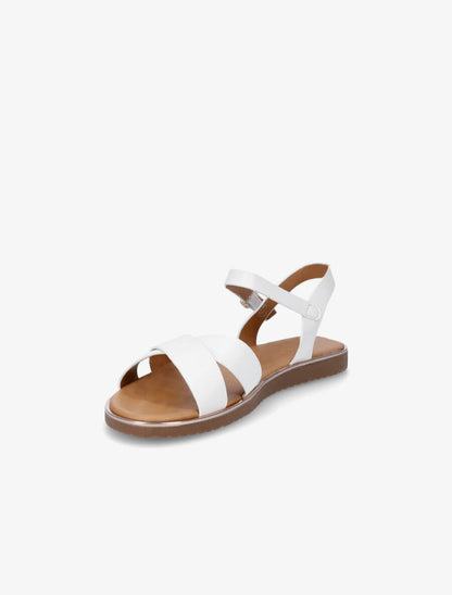 Nu-pieds basiques croisés - Blanc - 3