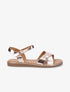Nu-pieds basiques croisés - Rose gold - 1