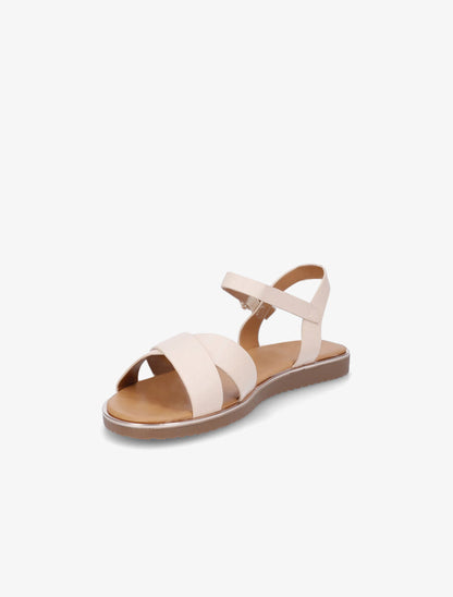 Nu-pieds basiques croisés - Beige - 3