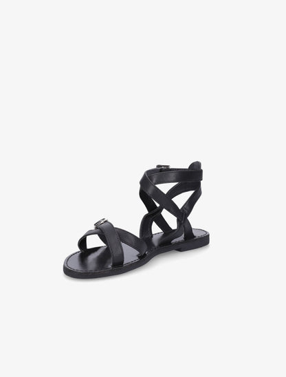 Nu-pieds à boucles - Noir - 3