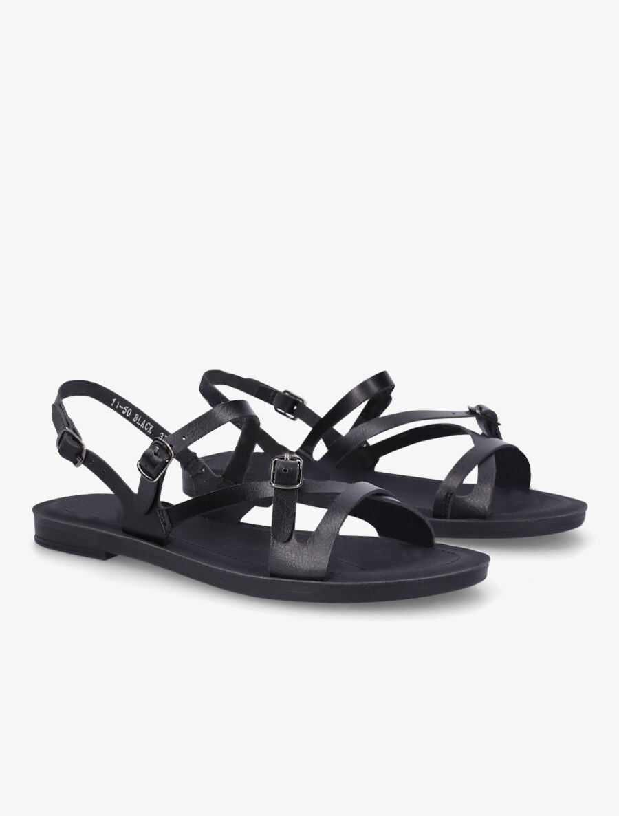 Nu-pieds à boucles - Noir - 4