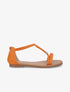 Nu-pieds en suédine - Orange - 1