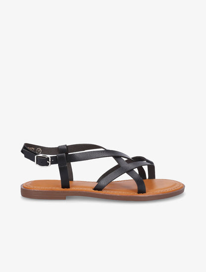 Nu-pieds en simili - Noir - 5