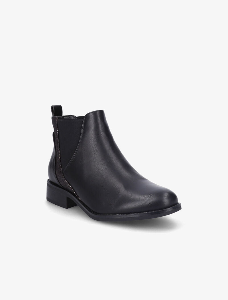 Chelsea boots à détail pailleté - Noir - 2