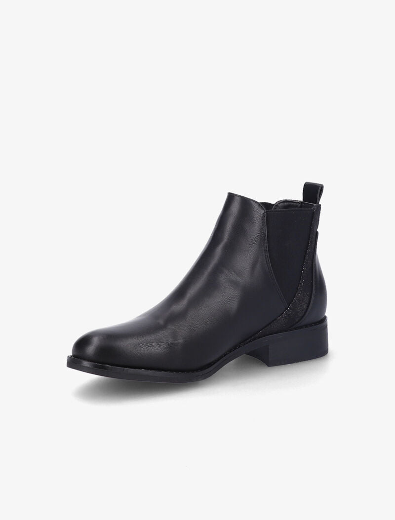 Chelsea boots à détail pailleté - Noir - 3