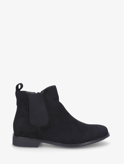 Bottines plates en suédine - Noir - 5