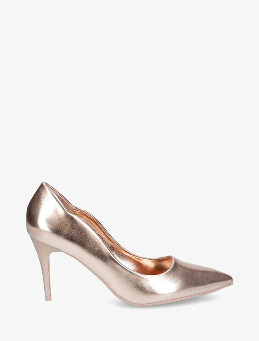 Escarpins hauts à bout pointu - Rose gold - 5