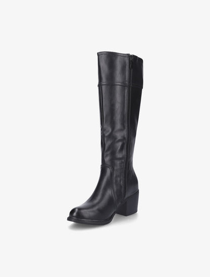 Bottes cavalières à boucle noir - Noir - 3