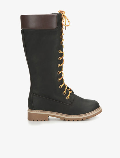 Bottes sport plates - noir - 1