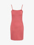 Robe moulante satinée - Rose foncé - 1