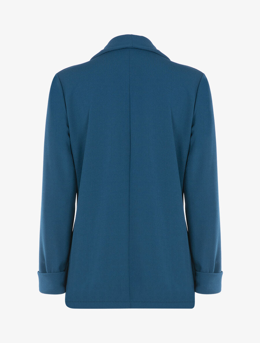 Veste légère fluide - Bleu pétrole - 2