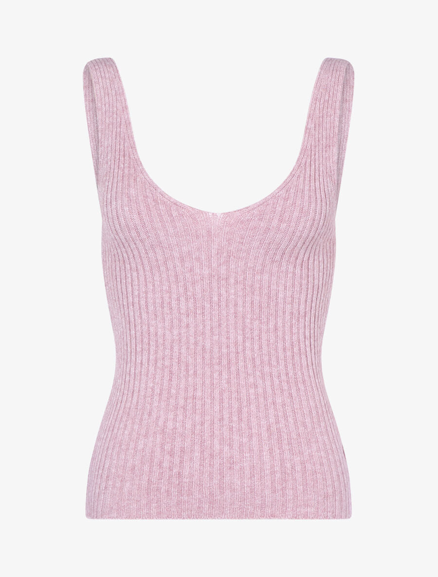 Ensemble de tops superposés - Rose - 3