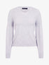 Pull court en maille douce - Gris clair - 1